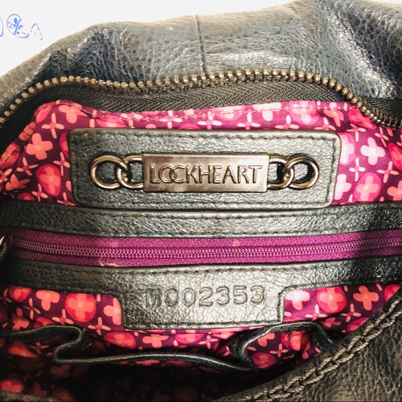 SOLD Lockheart Leather NWOT Teal Leather Tote - Picture 6 of 8